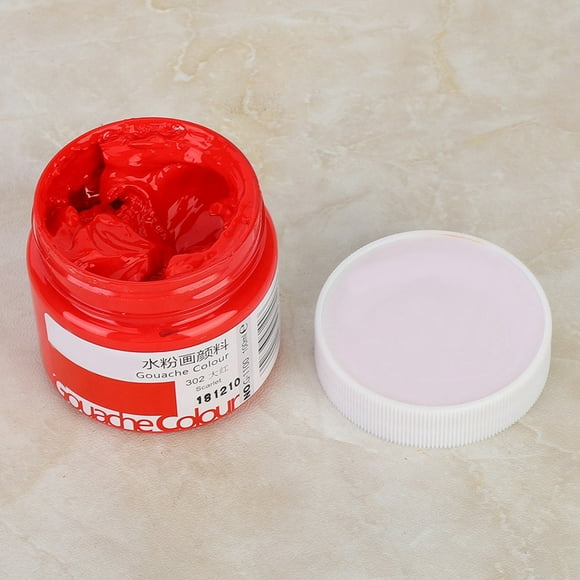 Gouache 100ml Colorful Watercolor Paint Gouache Pigment Student Art Painting SuppliesRed