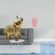 thumbnail image 2 of Figura de escritorio,Estante de estatua de elefante para escritorio,oficina,decoración del hogar,Tarro de cerámica para jengibre,Jarrón de cerámica con jengibre y arreglo floral,Jarrón, 2 of 8