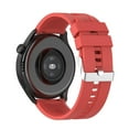 thumbnail image 2 of 20mm Universal Silver Buckle Silicone Watch Strap Compatible Design Stylish & Durable, 2 of 3