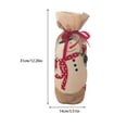 thumbnail image 3 of Cubierta antipolvo Toystoory para botella de vino de Navidad decoraciones para fiestas, 3 of 6
