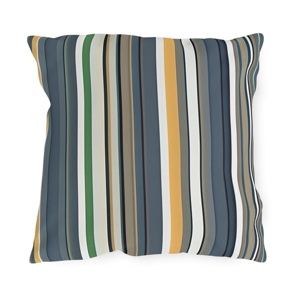 Whimsical stripes Outdoor Pillows