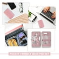 thumbnail image 3 of Nail Clipper Set Manicure Pedicure Set 15 Piece Stainless Steel Nail Care Tools, 3 of 8