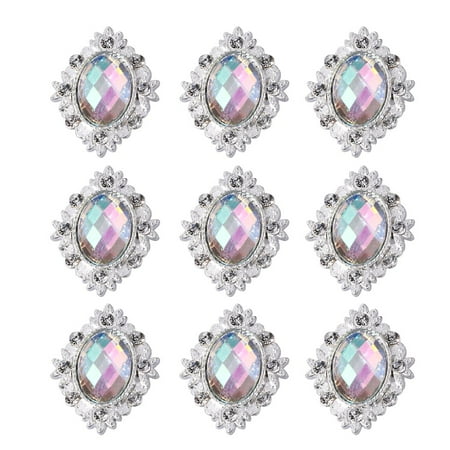 Raindrops 10 Pcs Jewelry Rings Shoe Accessories for High Heels