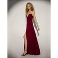 thumbnail image 3 of V-Neck Maxi Dress with Slit, 3 of 5