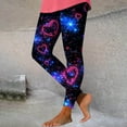 thumbnail image 2 of Buigttklop Valentine'S Day Heart Printed Yoga Pants for Women Full Length Workout Tights Leggings High Waist Soft Sports Trousers, 2 of 4