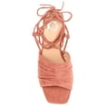thumbnail image 5 of Journee Womens Felisity Open Square Toe Block Heel Dress Sandals, 5 of 10