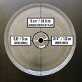 thumbnail image 6 of Impresa Products Small 9.6"/24.5cm Microwave Glass Plate | Microwave Glass Turntable Plate, 6 of 9