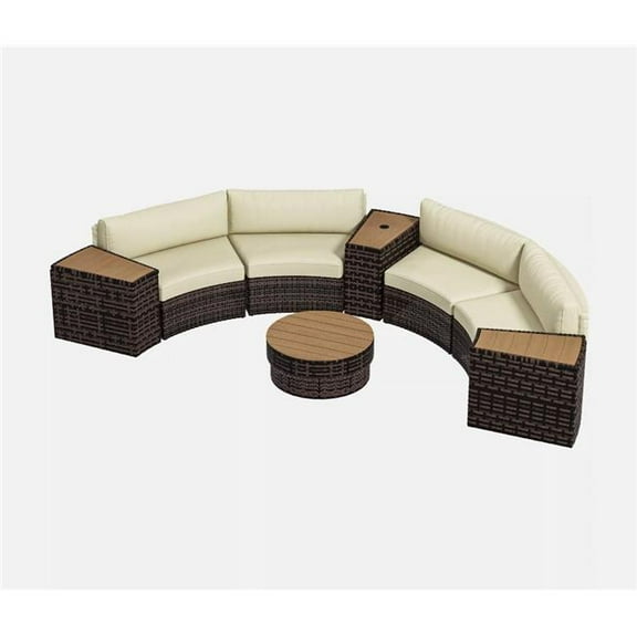 OnlineGymShop CB24244 Outdoor Sectional Patio Furniture Set