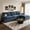 Blue, variant on DoMaDing 108" L Shaped Modular Sectional Cloud Sofa, Sofa Couch for Living Room, Comfortable Couch with Modular Design, Sturdy Frame, Dark Gray