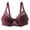 Wine, variant on Aofany Women's Push up Lace Bra Unlined Plus Size Wired Support Unpadded See-Though Bra Everyday Bras, 34E-48E