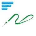 thumbnail image 4 of Unique Bargains Flat Lanyard Swivel Hook Badge Holder, Green, 10 Pack, 4 of 5