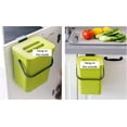 thumbnail image 2 of Poubelle de Compost de Cuisine 5L avec Couvercle Anti-Odeur - Poubelle Compacte pour Compost Intérieur, 2 of 5