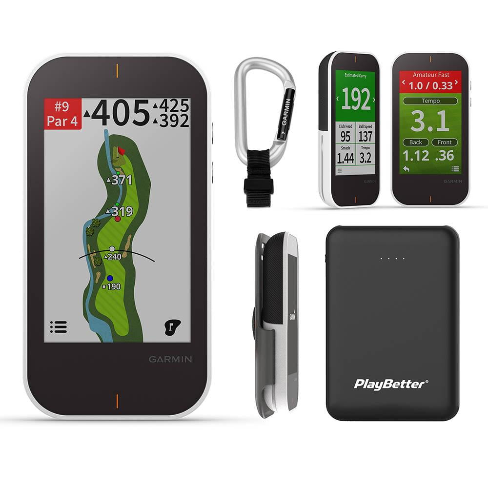 Garmin G80 Handheld Golf GPS & Launch Monitor Power Bundle | + Garmin Lanyard Carabiner PlayBetter Portable - Walmart.com