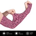 thumbnail image 3 of Uemuo Flowers With Green Leaves Printed Arm Sleeves, Cooling UV Sun Protection Sports Compression for Men/Women, 3 of 8