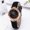 Black, variant on Watches for Women Christmas Birthday Gift Fashion Women Leather Casual Watch Luxury Analog Quartz Crystal Wristwatch