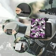 thumbnail image 3 of Uorisanigo ATV Tank Bag Motorcycle Saddlebags Waterproof Purple Camo Print Fuel Tank Storage Pouch for UTV Snowmobile and Off Road Vehicles Motorcycle Hanging Storage, 3 of 7