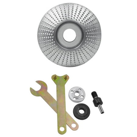 

1 Set of Woodworking Grinding Disc Abrasive Disc Wheel for Carpenter (Silver)