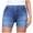 Blue, variant on vigerkar Women's Mid Waist Skinny Denim Shorts Comfortable Elastic Sports Casual Denim Shorts (Blue, S)