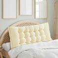 thumbnail image 5 of Large Reading Pillow Headboard Cushion Size Backrest Bolster with Removable Cover Soft Support Pillow for Daybed Bunk Bed Dorm Wall Headboard, 5 of 5
