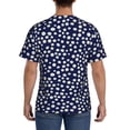 thumbnail image 2 of Naloa Daisies Flowers Men's T-Shirt Sport T-shirt Men's Basic Tee Casual Men's Shirt, Round Neck, Short Sleeves - Medium, 2 of 5