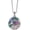 no chain, variant on Men's Copper Retro Elegant Cut Out Round Lotus Flower Pattern Koi Carp Fish Lucky Amulet Pendant Necklace