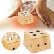 thumbnail image 4 of Caja de moxibustión Moxa Stick Box Moxa Burner 4 agujeros herramienta de masaje para terapia corporal, 4 of 8