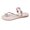 Rose Gold, variant on XDDST Women Wedge Sandals Women's Spring and Summer Thong Toe Rhinestone Beach Slippers Flat Outer Wear Casual Classic Sandals