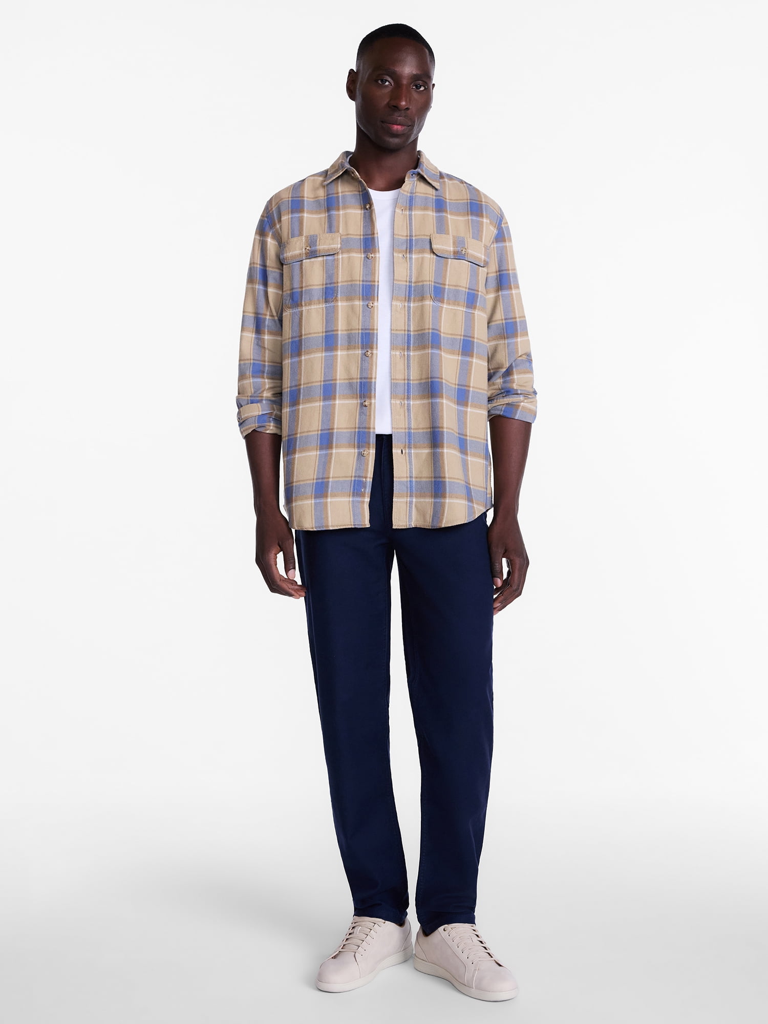 George Men's and Big Men's 5 Pocket Terry Pants, Sizes 29x30 to 44x30