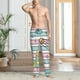 thumbnail image 2 of Balery Space Doodle Pantalones de pijama para hombre, pijama ultraligero, pantalón de descanso-XX-Large, 2 of 6