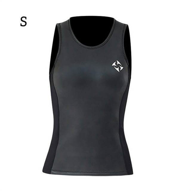 DIVE SAIL 2MM Neoprene Wear-resistant Sleeveless Short Pants Wetsuit Rash Guards Textile Technology Girls Surfing Snorkel Suits female vest S