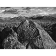 thumbnail image 2 of Flaherty, Dennis 14x12 White Modern Wood Framed Museum Art Print Titled - Arizona, Saguaro NP Petroglyphs on Signal Hill, 2 of 4