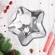 thumbnail image 4 of Paquete de 10 Platos Desechables de Papel con Forma de Estrella, Dorados y Plateados, de 18 Cm (7 Pulgadas) para Fiestas Navideñas, Cumpleaños y Postres Decorativos., 4 of 6