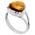 thumbnail image 3 of Natural Rare Cady Mountain Agate 925 Sterling Silver Ring s.7 Jewelry R-1074 SDR230784, 3 of 5