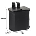 thumbnail image 3 of Puntoco Bolsa de almacenamiento multifuncional para respaldo de asiento, tapa abatible para cubo de basura de coche, caja de almacenamiento plegable para coche, se puede lavar, 3 of 8