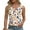 H Orange, variant on ITSAME Tank Tops for Womens, V Neck Floral Prints Sleeveless Summer Casual Fashion Blouse Black S