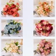 thumbnail image 4 of Aosijia 3 Pcs Artificial Flowers with Stems Silk Rose Camellia Bouquet Flower Arrangement for DIY Home Living Room Wedding Centerpieces Bridal Party Table Decoration, 4 of 8