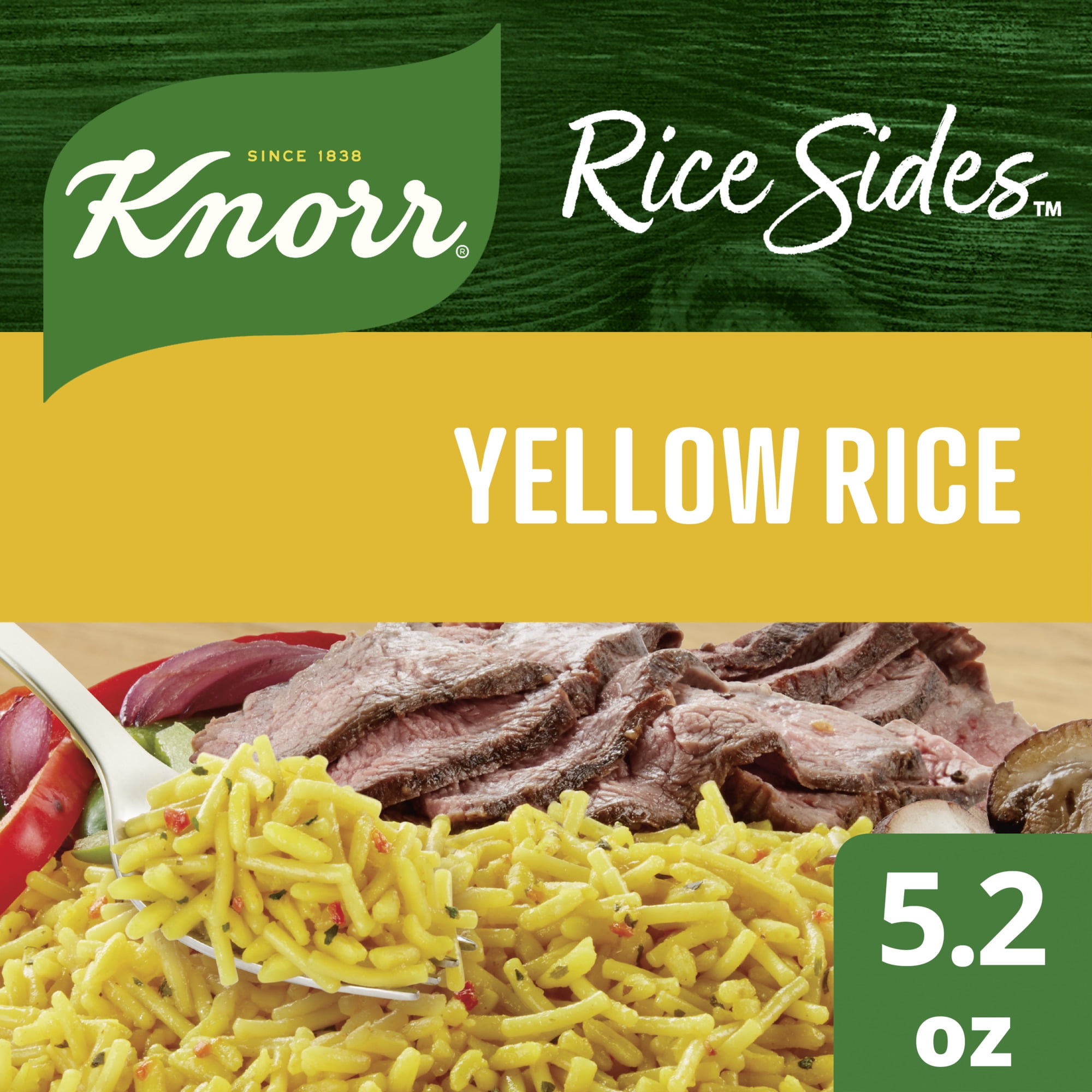 Knorr Rice Sides Yellow Rice No Artificial Flavors, No Preservatives, No Added MSG 5.2 oz