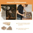 thumbnail image 3 of 3pcs Hand Sanding Block Wooden Sanding Block Wooden Hand Sandpaper Block for Polishing, 3 of 9