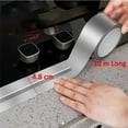 thumbnail image 2 of Aluminum Foil Tape, Sealing Strip, Self-adhesive Waterproof Repair Pipe Tape Is Suitable for Sealing The Edge and Wall of The Kitchen Sink In The Bathtub Bathroom Shower Toilet (4.8 Cm X 81.9 Cm), 2 of 5