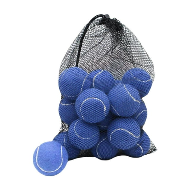 18 pelotas de tenis Zulema para entrenamiento de 64 mm de diámetro azul