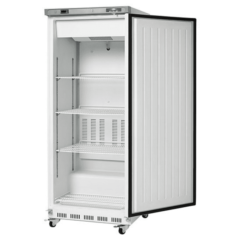 Refrigerator, 1-Door Reach-In, White, Full Size, Commercial