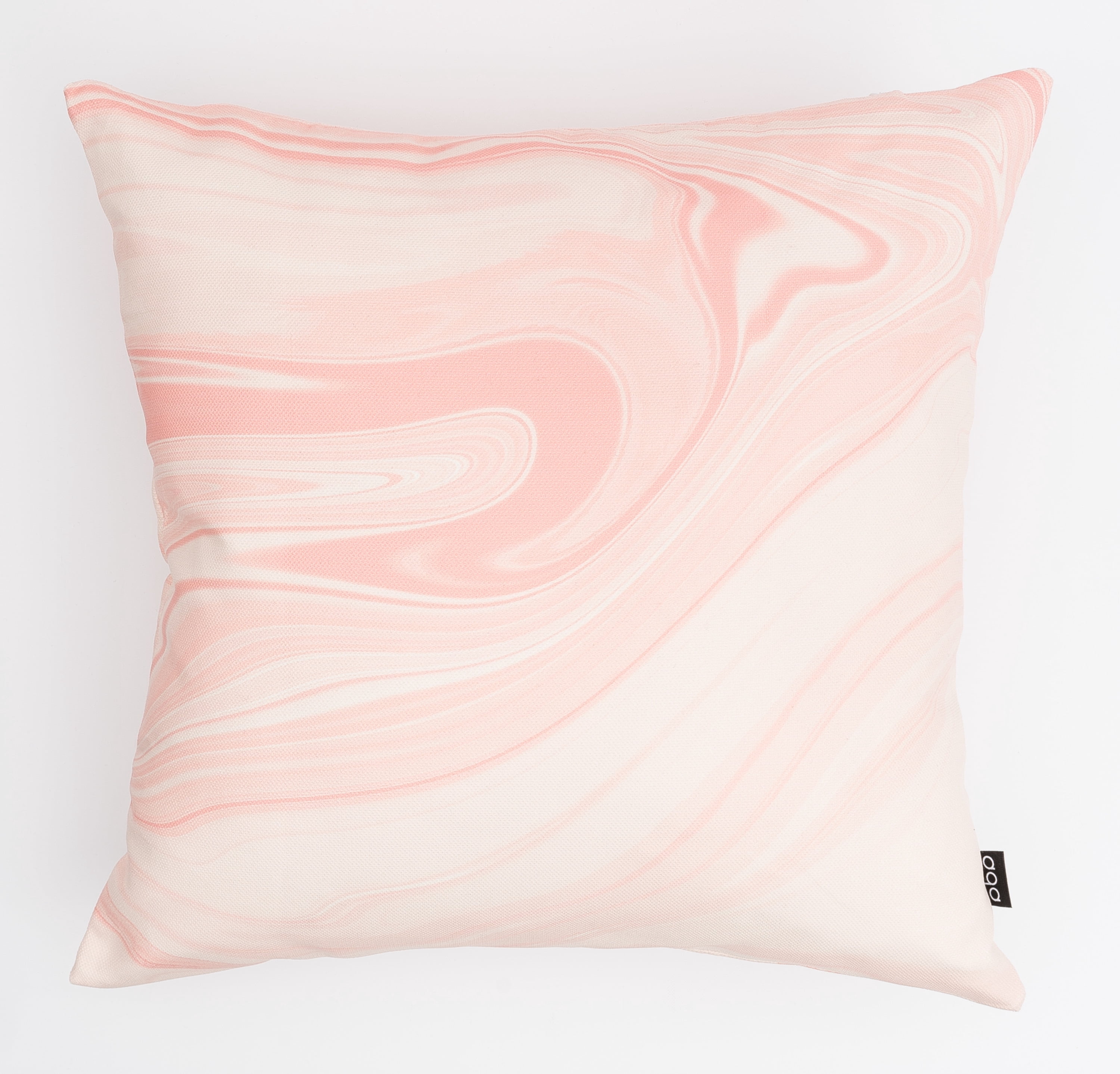 Ada Home Decor Decorative Square Throw Pillow, 18" x 18", Liquid Marble Contemporary