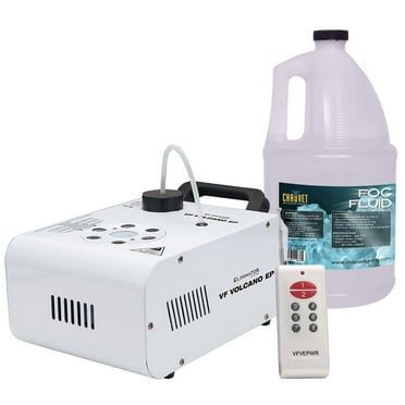 Eliminator Lighting VF VOLCANO EP Vertical Fog Machine with Premium Fog Juice Package