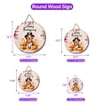 thumbnail image 5 of Happy Thanksgiving Beagle Welcome Thankful Fall Autumn Pumpkin Round Wood Sign Beagles Dog Lover Gifts Idea Hanging Wall Home Decor - 02021, 5 of 5