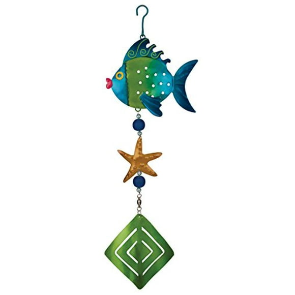 Regal Art & Gift Fish Twirly Garden Hanging Ornament