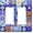 Mexican Talavera Ceramic Tile Pattern, variant on Rustic Blue Teal Gray Wood Plank Decorative Outlet Covers 2 Gang Wall Plate Single Toggle Rocker Combination Light Switch Cover Decorative for Bedroom Bathroom Decor