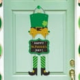 thumbnail image 6 of Happy St Patricks Day Door Decorations Irish Decor Hanging Welcome Sign with Gold Coin Jar Leprechaun Feet,for Front Porch Door Wall Home Decor,Irish Door Decoration, 6 of 8