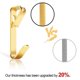 thumbnail image 2 of 184 Pieces Picture Hanging Kit, 20lb, 30lb, and 50lb Picture Hangers, Metal Picture Hanging Hooks wi, 2 of 5
