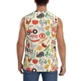 thumbnail image 4 of Fotbe Farm Men's Camiseta sin Mangas Estampada para Hombres, Playera Casual para Gimnasio, Entrenamiento, Playa-3X-Large, 4 of 7