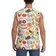 thumbnail image 4 of Fotbe Farm Men's Camiseta sin Mangas Estampada para Hombres, Playera Casual para Gimnasio, Entrenamiento, Playa-Large, 4 of 7